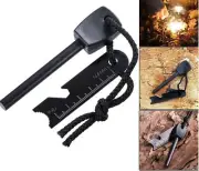 Magnesium Flint Rod Stone Fire Starter Lighter Emergency Survival Compact Tool