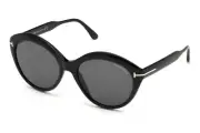 Tom Ford Maxine TF763-F TF 763-F 01A Black Sunglasses 57-18-140
