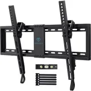 PERLESMITH Tilt Low Profile TV Wall Mount Bracket for 32-82 Inch LED LCD OLED