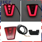 Universal Car Rear Bumper Diffuser Fog Light w/ F1 Style Add-On Mounting Bracket (for: Kia)