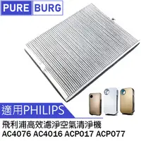 在飛比找PChome24h購物優惠-適用Philip飛利浦高效濾淨AC4016 AC4076空氣