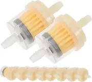 TIDTALEO F-road Vehicle Petrol Filter 10pcs Go Kart Inline Gas Filters Replacement for Construction 3/16 Inch Diameter
