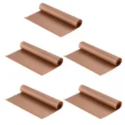 5 PCS Paper Baking Mat Oven Mats Reusable Baking Sheets Baking Paper