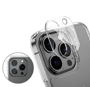 Nuglas Clear Tempered Glass Camera Lens Protector Frame For iPhone 14 13 12 11 XS
