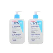 CeraVe - SA Smoothing Cleanser (For Dry; Rough ; Bumpy Skin) - 236ml (2ea) Set