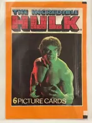 1979 Marvel THE INCREDIBLE HULK Picture Cards Sealed Pack SPAIN U.K. FKS RARE!