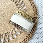 David Yurman Luxurious Body Cream New Open Box 200 ml 6.7 oz Gold Lid Jar