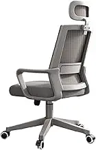 Ergonomic Office Chair Office Chair Ergonomic Desk Chair, Mesh High Back Gaming Chair, Big and Tall Reclining Comfy Home Office Chair for Man Woman Desk Chair(Gray)