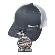 Kiewit Grey Richardson hat and Sticker Crane Oilfield Mining Construction P216