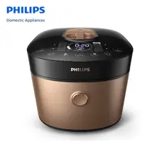 在飛比找e-Payless百利市購物中心優惠-送萬用鍋內鍋【飛利浦 PHILIPS】雙重脈衝智慧萬用鍋(金