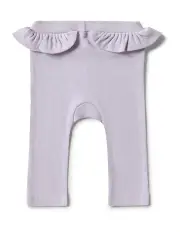[Snuggle Hunny] Organic Pant With Frill in Purple