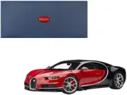 Autoart Bugatti Chiron Italian Red & Nocturne Black 1/12 Model Car 12113