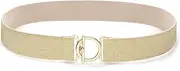 [MESU] Women Skinny Belt for Dresses Retro Stretch Ladies Waist Belt