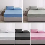 Super Warm Teddy Bear Fleece Fitted Sheet Set All Size Winter Thermal Fleeced Sheet (White, King Single)