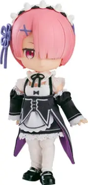 New and Unopened Nendoroid Doll Re:ZERO Ram Cloth & Painted Finished Figure JPN
