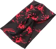 [SHERCHPRY] Halloween Blood Knot Headband Spooky Elastic Hair Wraps for Women Bloody Comfortable Durable Party Accessories for Halloween Celebrations