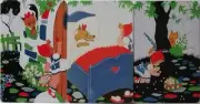 Swap cards Modern playing card back set of 3 Little Red Riding Hood