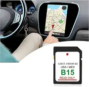B15 Navigation SD Card OEM#GM5T-19H449-BJ,2024 Latest Car GPS Navigation System Updated for United States & Mexico,Car in-Dash Navigation GPS Units SD Card Compatible with Ford
