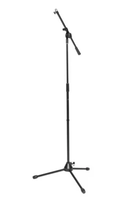 Stagg MIS-2024BK Heavy Telescopic Boom Microphone Stand