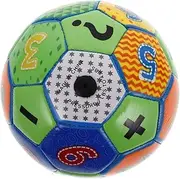 KOMBIUDA Colorful Soccer Ball with Numbers Inflatable Early Learning for Indoor and Engaging Sports Day Activity for Boys