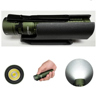 Olight Baton 3 Pro Max 2500 Lm rechargeable flashlight w/ Kydex Clip-on Holster