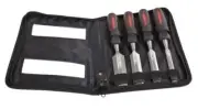 Crescent WOOD CHISEL SET PCST4 4Pcs 12mm,19mm,25mm &32mm Rubber Handle*AUS Brand