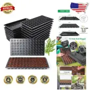 20 Pack 72-Cell Seed Starter Trays with Dibber - Ultimate Gardening Kit