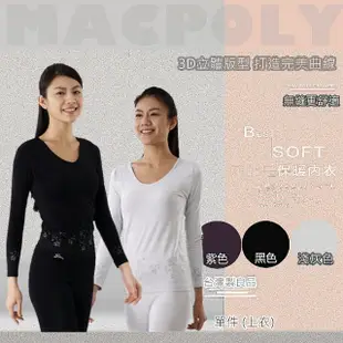 【MacPoly 台灣製 三色任選】女奈米竹炭保暖無痕塑身高彈衛生褲 棉褲 內搭褲 睡褲(無縫.MIT.竹炭)