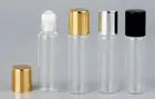3 / 7pcs 5ml Mini Clear Glass Perfume Bottles Roller Ball Empty Essential Oils