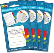 Redi-Tag, RTG10246, Tabbed Divider Notes, 4 / Box, Multicolor