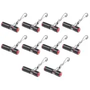 Effective Saltwater Fishing Line Sinker Slider Swivel Quick Pin Hook Bundle