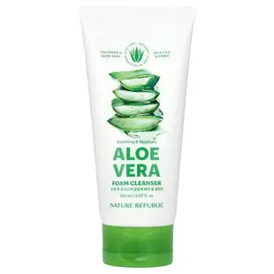 [iHerb] Nature Republic Soothing & Moisture Aloe Vera, Foam Cleanser, 5.07 fl oz (150 ml)