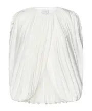 Pleated Blouse 40,42 White