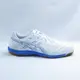 ASICS 1113A037101 CALCETTO WD 9 男女足球鞋 平底 2E楦 白x藍銀【iSport愛運動】