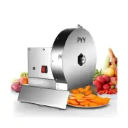 PYY Commercial Vegetable Slicer - Electric Cabbage Cutter Onion Potato Manual...
