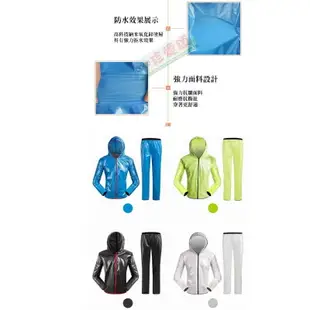 【JLS】 全套(衣+褲) 新款壓膠 騎士雨衣 兩件式雨衣 (7.4折)