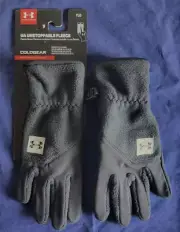Under Armour UA Unstoppable Fleece Youth Coldgear Fleece Gloves NWT