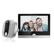 1080P Wifi Smart Doorbell With Motion Detection - 4.3 Inch Visual Display