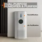 H13 Air Purifier with Humidifier Combo for Home/Office Allergies and Pets Dust