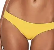 NWT Space Yellow Solid Sandy Classic Bikini Bottoms Women's Size XL $79 B6