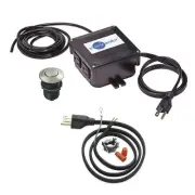InSinkErator 3 ft. Power Cord Kit and Dual Outlet Sink-Top Air Switch Kit w/ for