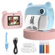Kids Camera Instant Print 1080P Kids Digital Cameras Christmas Birthday Gifts