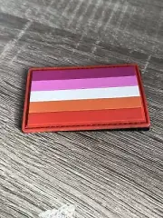 JBCD Pack Pride Lesbian Flag Patch Sunset Pride Rainbow Flags