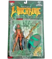 Witchblade Golden Sara Pezzini Action Figure 1998 Signed by Michael Turner
