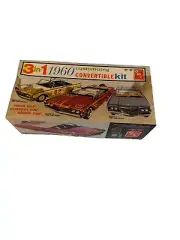 3 In 1 1960 Customizing Convertible Kit - AMT Model Car Kit - Race Custom Stock