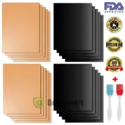 Copper BBQ Grill Mat Miracle Baking Non Stick Bake Magic Reusable Cook Pad LOT