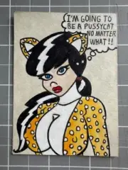 Original Signed Robert Smith Naughty Alexandra Cabot Josie Pussycats Sketch Card