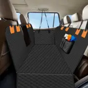 Dog Car Seat Cover for Back Seat, Waterproof Protector with Side Flaps, Scrat...