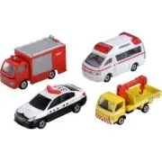TAKARA TOMY TOMICA EMERGENCY VEHICLE SET 5 NEW from Japan F/S