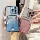 Card Holder Case Shockproof Slot Cover For Samsung S24 S23 S22 S21FE A54 A52